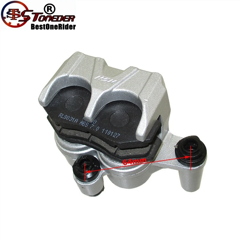Motorcycle Twin Piston Front Brake Caliper 51mm for Pit Dirt Bike
