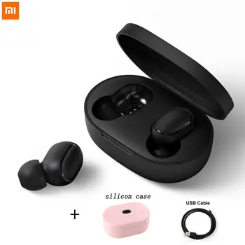 

Original Xiaomi Redmi Airdots TWS Xiaomi Wireless Earphone Stereo bass BT 5.0 Noise reduction Tap Control Earbuds AI Control