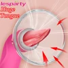 Lesparty Tongue Stimulator Sex Tongue Licking Vibrator Toys for Woman Labia Breast Inhale Enlarge Massage Vacuum Cup Pump Inhale 1