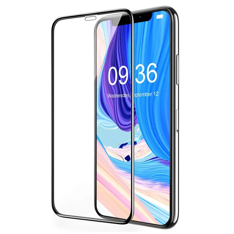 Закаленное 3d-стекло с полным покрытием для iPhone 11 Pro Max X XS XR 8 Plus 7 6 6S защитная пленка