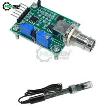 PH4502C 0-14 PH Meter Wert Detektor modul Erkennung Hydrokultur Sensor Modul Überwachung Controller BNC Block Elektrode Sonde
