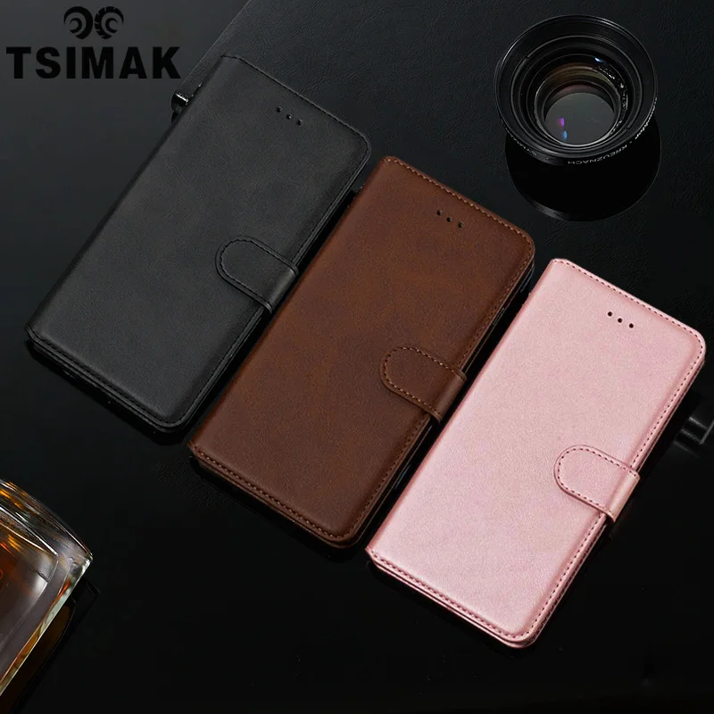 Tsimak Wallet Case For Huawei Nova 3e 3i 4e 5 5T 5I Pro 6 SE 7i Retro Flip PU Leather Cover Capa Coque | Мобильные телефоны и