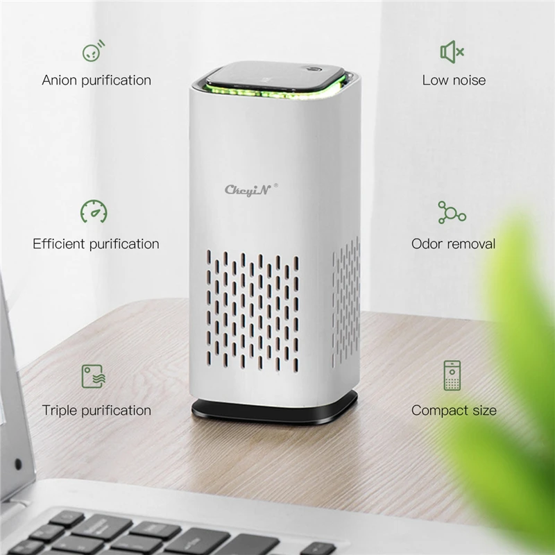 7 Color LED Light Air Purifier Ionizer Generator Filter Purification Activated Carbon Home Toilet Deodorizer Pet Deodorizer