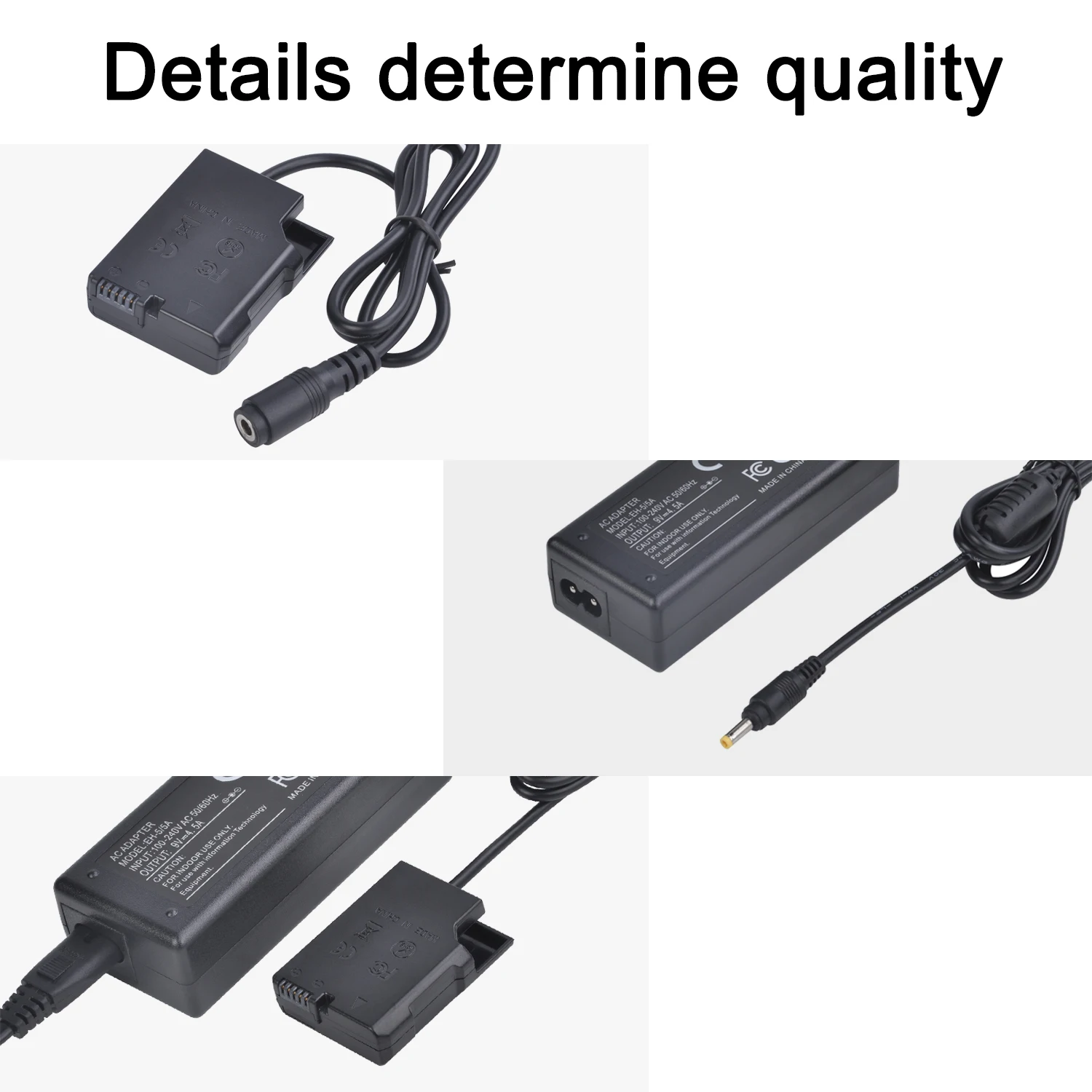 EN-EL14 EN-EL14A EP-5A Dummy Battery&AC Power Adapter Kit for Nikon D3100 D3200 D3300 D3400 D3500 D5100 D5200 D5300 D5500 D5600