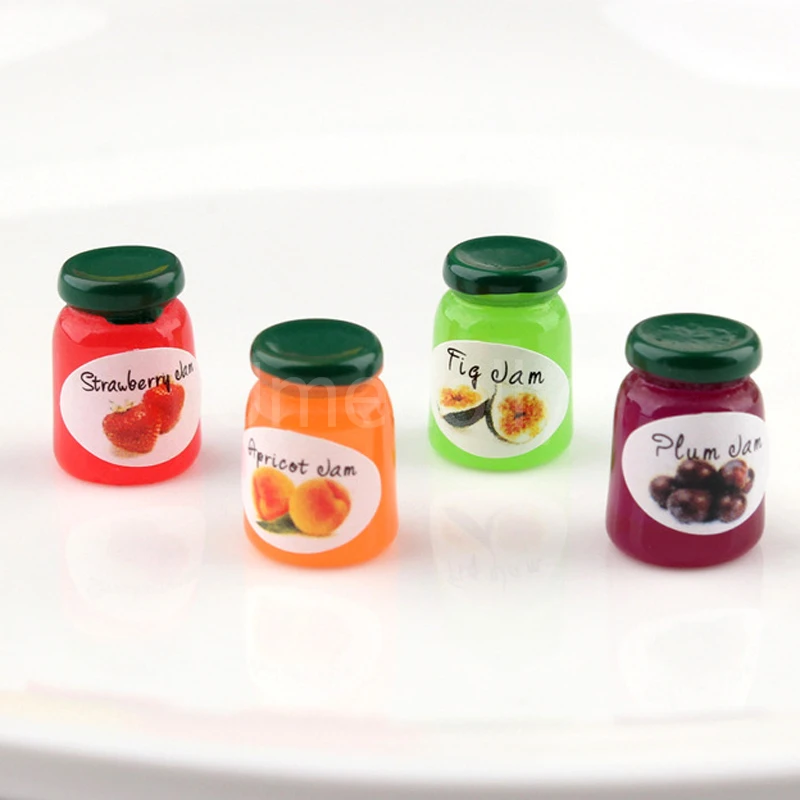 1:12 Dollhouse Miniature Food Mini Chocolate Sauce Jam for Blyth Pullip BJD Doll Kitchen Toy Accessories