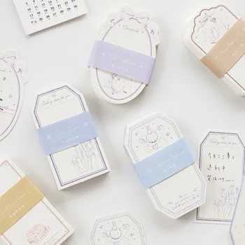 

40Sheets/pack Kawaii Cute Flower Leaf Memo Pad Agenda List Notepad Diary Stationery School Office Supplies Bullet Journal sl2482