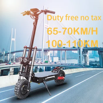

Long distance 100-110km Electric Scooter 60V 3200W 70km/h Max Speed E scooter 11 inch 2 wheel off road hoverboard skateboard