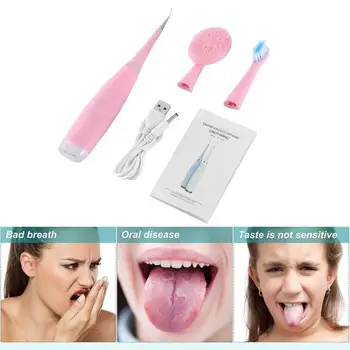 

3-In-1 Ultrasonic Toothbrush And Facial Cleaner Dental Scaler Dental Calculus Remover Dental Care Tool Electric Dental Scaler