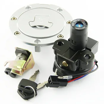 

Motorcycle Ignition Switch Fuel Gas Tank Cap Cover Seat Lock Key Set Kit For Honda CBR1100XX 1996-1998