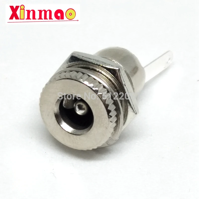 5PCS/LOT DC099 5.5 x 2.1mm 2.5mm DC Power Jack Socket Female Panel Mount Connector DC-099 5.5*2.1 5.5*2.5 mm Open Hole 11M | Обустройство