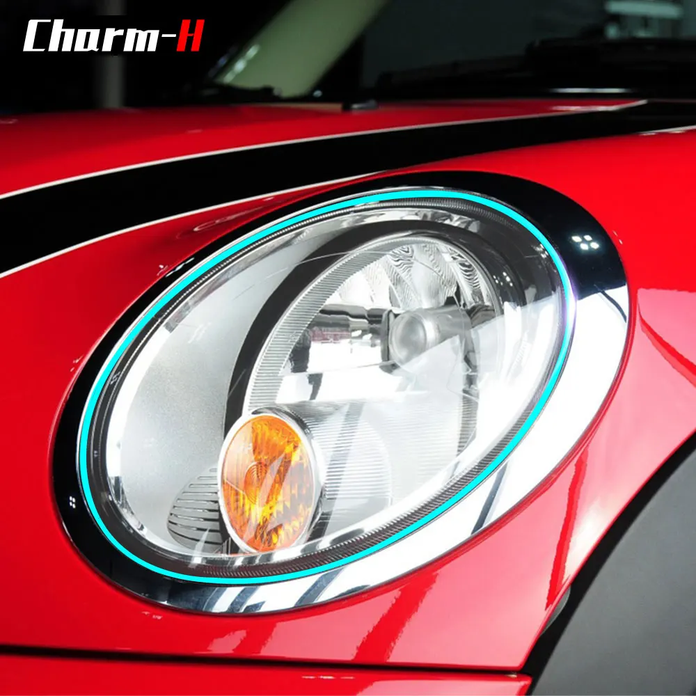 Car Headlight Protection TPU Film Protector Decal for Mini Cooper R56 Clubman R55 JCW John Cooper Works Sticker Accessories