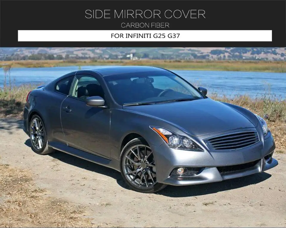 Для Infiniti G37 G серия 2007-2013 Автомобильная боковая крышка зеркала заднего вида крышка добавить на боковое зеркало крышка оболочка автомобиля Наклейка