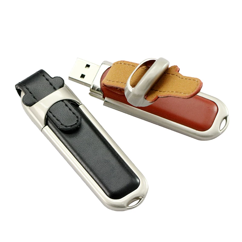 256GB Pen Drive Leather Portable Rectangle Gift Pendrive 4GB 8GB 16GB 32GB 64GB 128GB 256 gb Usb Flash Drive U Disk Memory Stick