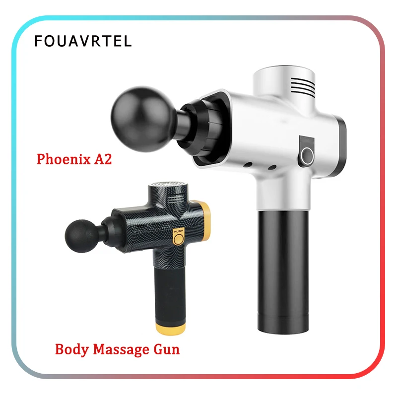 Феникс А2 массажный пистолет Профессиональный Массажный пистолет оборудование для расслабления тела обезболивающее устройство мощный массажный пистолет для взрослых