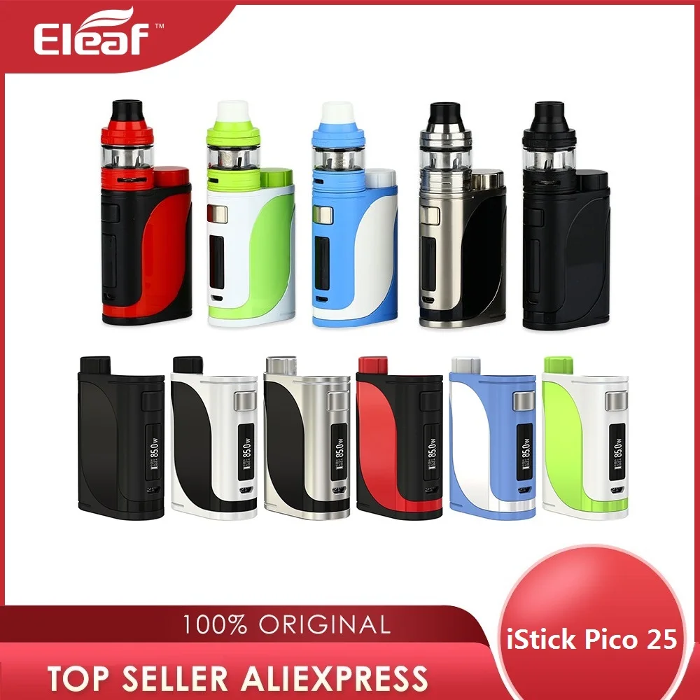 Оригинальный набор для вейпа Eleaf iStick Pico 25 85 Вт емкость Ello 2 мл и Катушка HW без