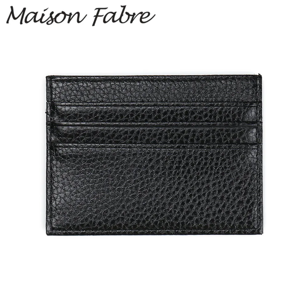 

Maison Fabre business men credit Card Holder wallet thin coin purs vintage wallet leather Women 2019 men small wallet for cards