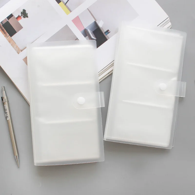 1PC 120 Slot ID Card Holder Card Book Large Capacity Holder Ticket Collection Book Photo Book
