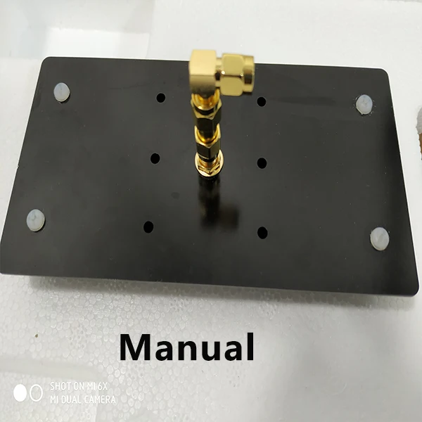 Frsky Maple Беспроводная Антенна лист 5.8G-17dB плоская пластина антенна AAT высокой четкости графическая отслеживающая антенна с высоким коэффициентом усиления - Цвет: Manual SMA