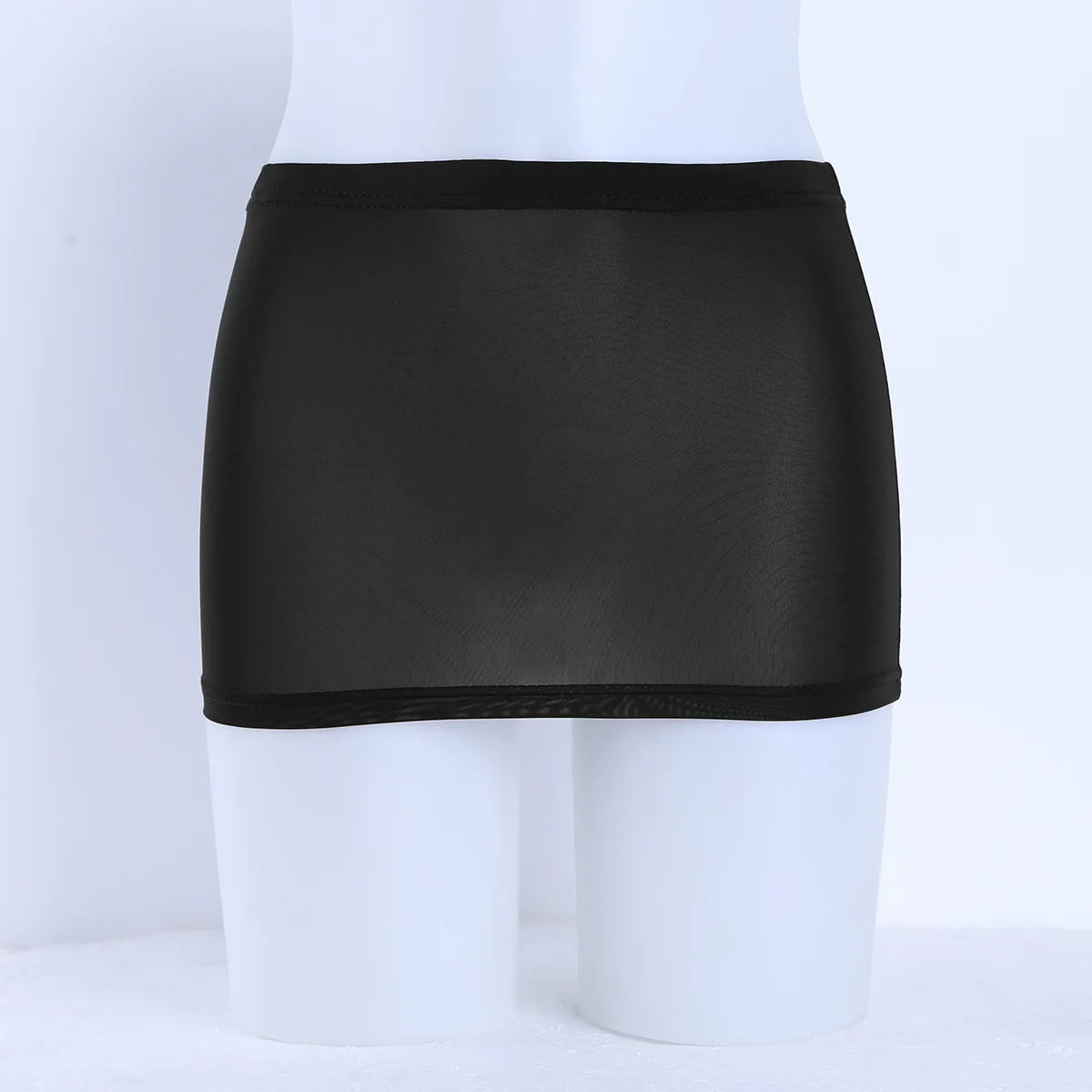 Womens Candy Colors Mini Skirt Party See-through Transparent Micro Miniskirt Sexy Ladies Female Evening Party Clubwear Skirts