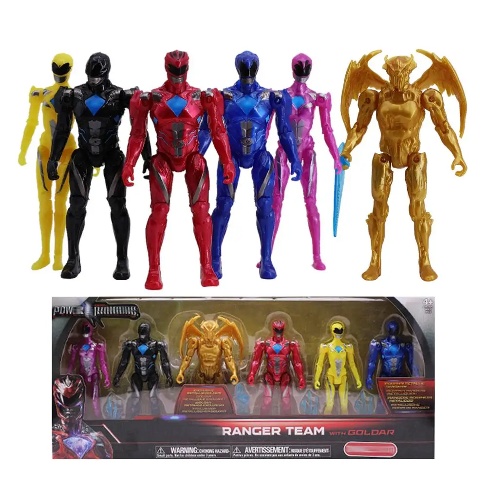 Силы игрушки динозавр Рейнджерс команда 6 Pack фигурка могучий морфин меха зверь