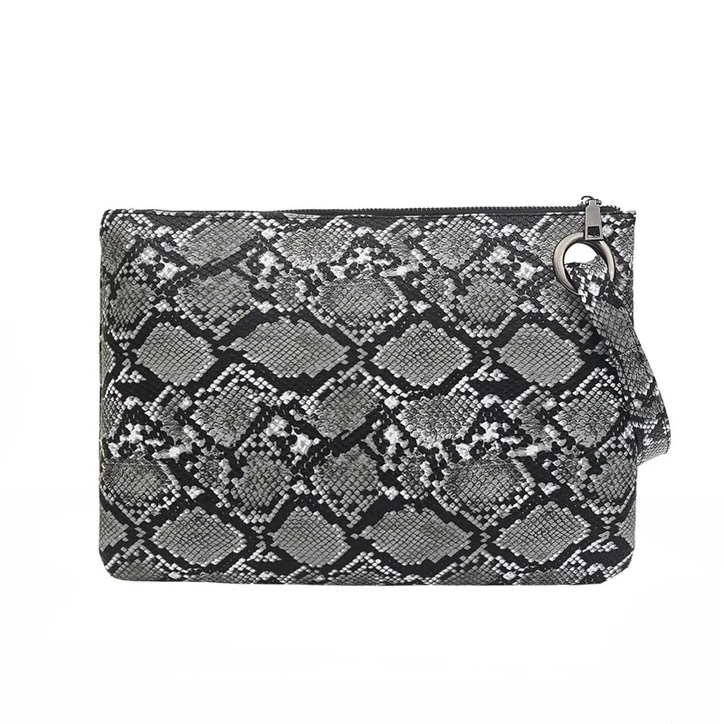 

Clutch Serpentine High Capacity Envelope 2019 Fashion Designer Banquet Bag Women High Quality Casual Leather Female Black Bags