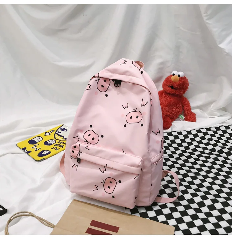 Женский холщовый рюкзак большой емкости студенческий книжный мешок прекрасный фруктовый школьный портфель с рисунком для девочек-подростков Повседневный дорожный милый рюкзак