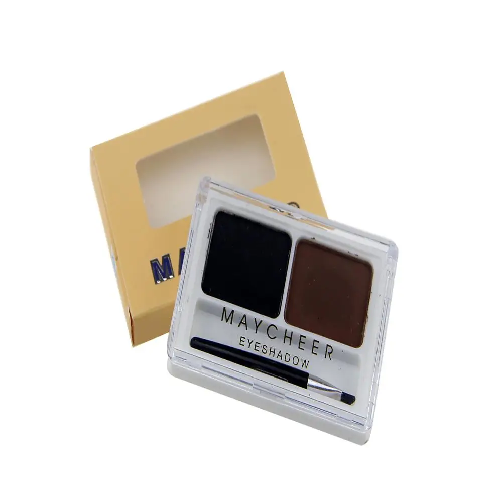 2 Color Mix Natural Eyebrow Powder Eye Brow Enhancer Eye Shadow With Brush Eyes Cosmetics Makeup Maquiagem Maquillaje 2 Color Mix Natural Eyebrow Powder Eye Brow Enhancer Eye Shadow With Brush Eyes Cosmetics Makeup Maquiagem Maquillaje