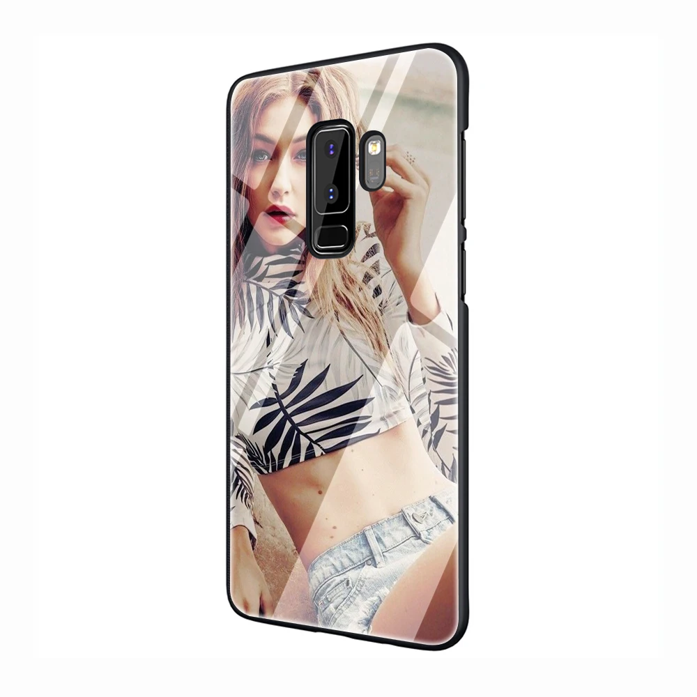 EWAU Gigi Hadid; Стекло чехол для телефона для samsung Galaxy S7 8; большие размеры 9, 10; плюс 10 плюс Note8 9 10 плюс A10 20 30 40 50 60 70 - Цвет: G11