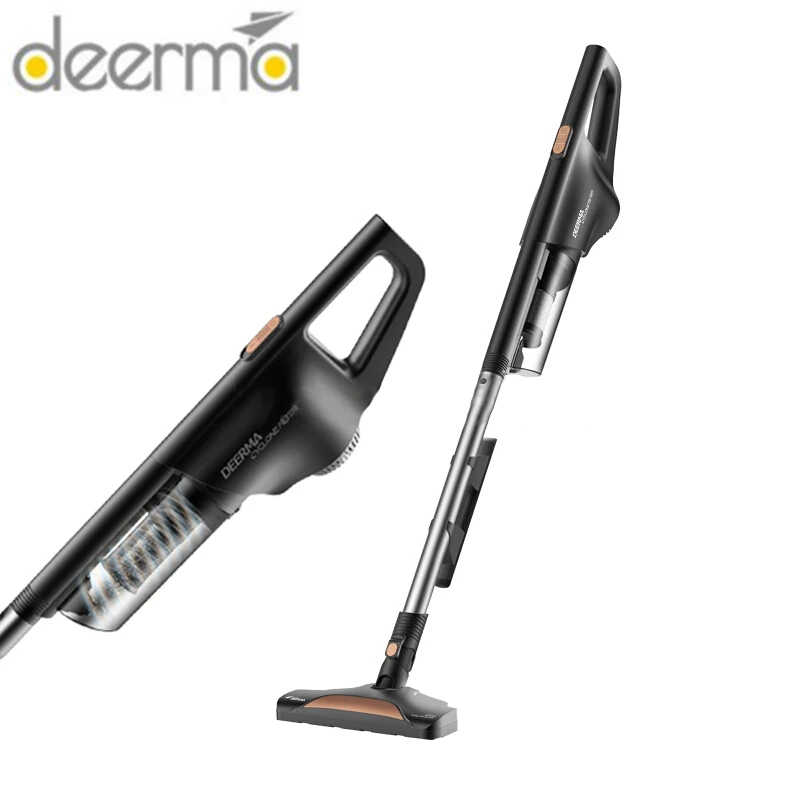 Youpin Deerma DX600 Черный Вертикальный светильник для пылесоса и супер всасывающий ручной маленький бытовой пылесос