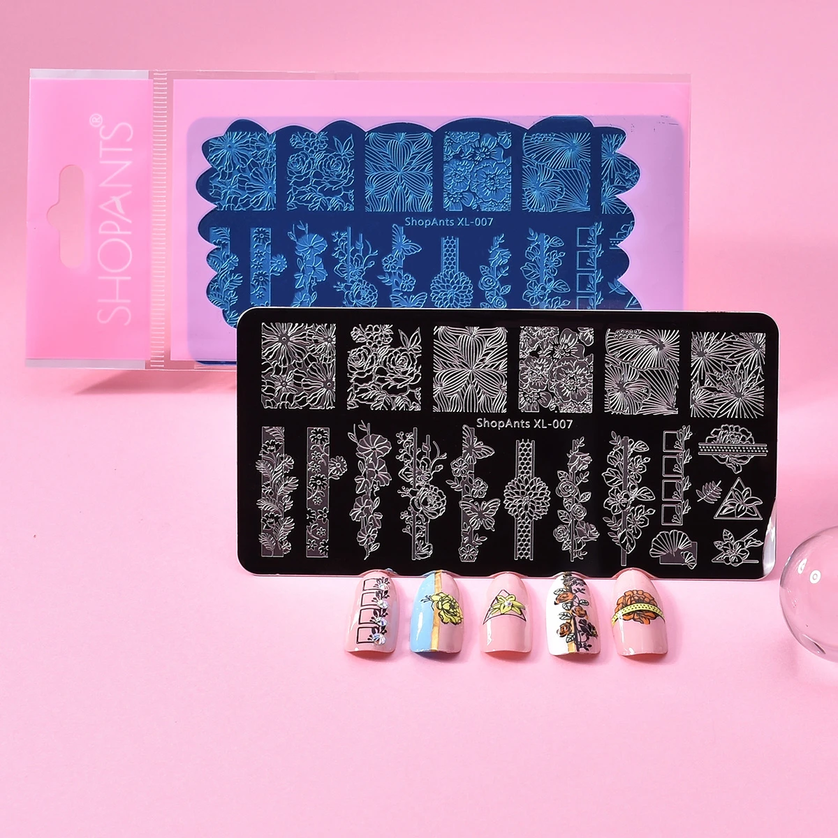 BEAUTYBIGBANG 6*12 см Геометрические линии волнистые изображения прямоугольные тарелки из нержавеющей стали для ногтей печатные трафареты для дизайна ногтей
