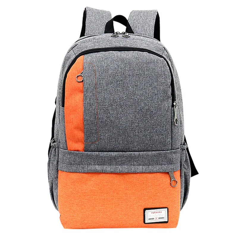 Детские школьные сумки рюкзаки для мальчиков и девочек, детские школьные рюкзаки для путешествий на возраст 1 до 3 лет класс mochila escolar infantil - Цвет: gray-orange