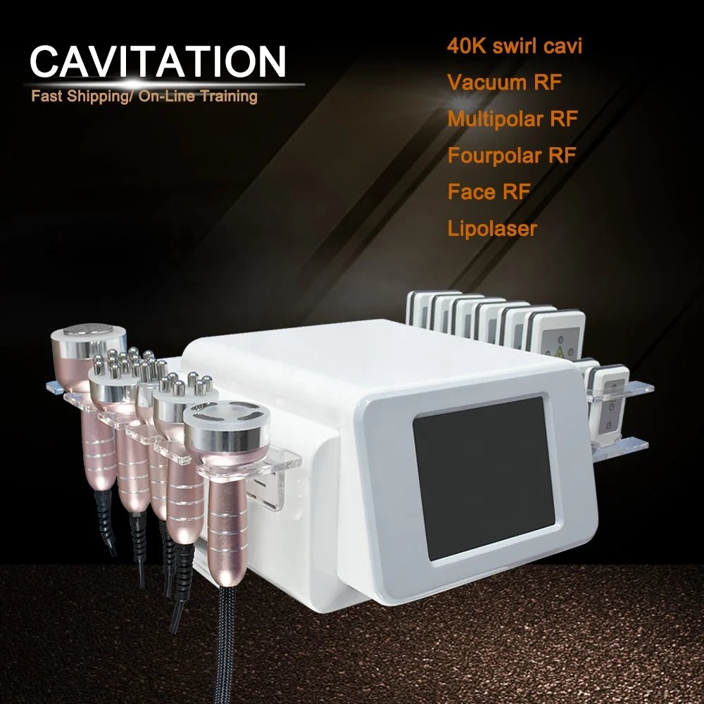 New Promotion 5 In 1 Ultrasonic 40k Cavitation Vacuum Lipo Laser Slimming Machine for Salon Spa | Красота и здоровье