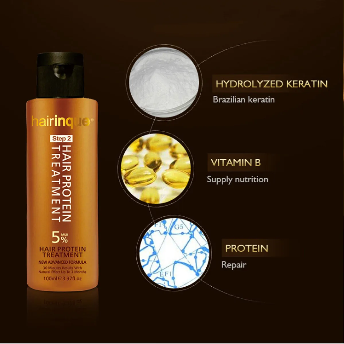 100 мл Hairinque 12% с ароматом лаванды для выпрямления волос с протеином для выпрямления поврежденных и 5% протеиновых волос для восстановления вьющихся волос уход за волосами
