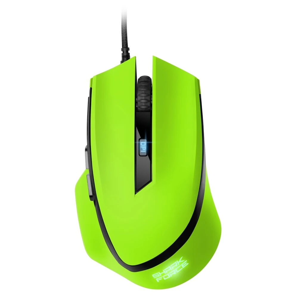 Мышь Sharkoon Shark Force оптическая, 1600 dpi, USB, подсветка