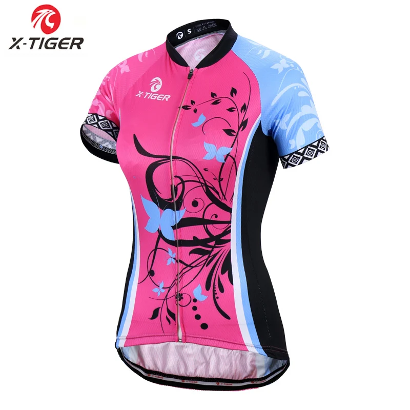 X Tiger Женская ультрафиолетовая защита Майки для велоспорта MTB велосипедная одежда