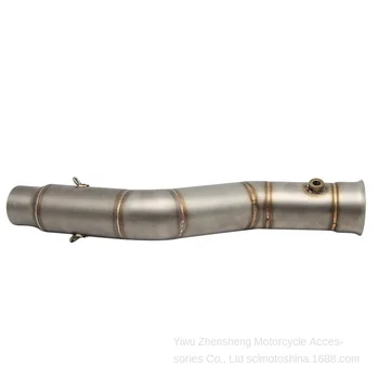 

Motorcycle accessories middle section side exhaust pipe modified stainless steel elbow interface