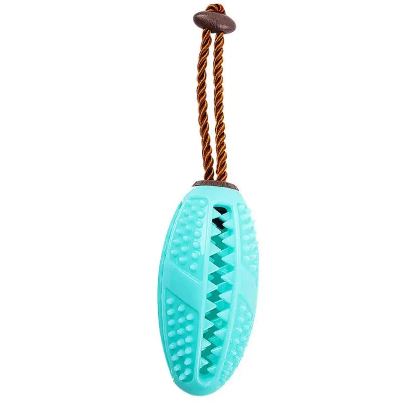 

Funny Interactive Elasticity Ball Puzzle Dog Chewing Ball Toys Bite-Resistant Pet Soft Toy Leak Food Molar Stick Toothbrush