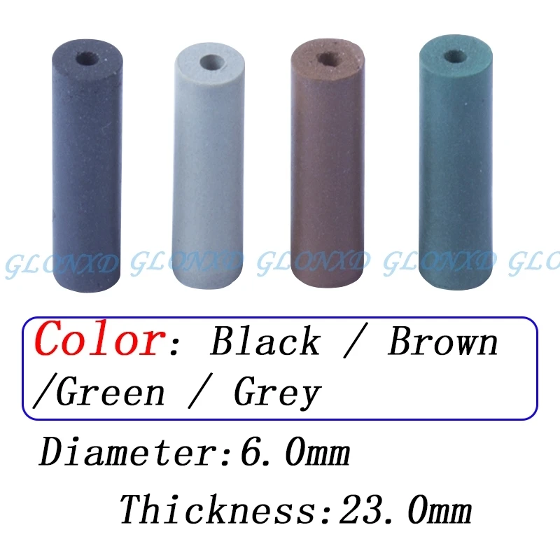 

100Pcs/bag Dental Rubber Polishing Granule Tooth Rubber Wheel /Green / Brown/Black/Grey Lab Materials For Dental Jewelry Rotary