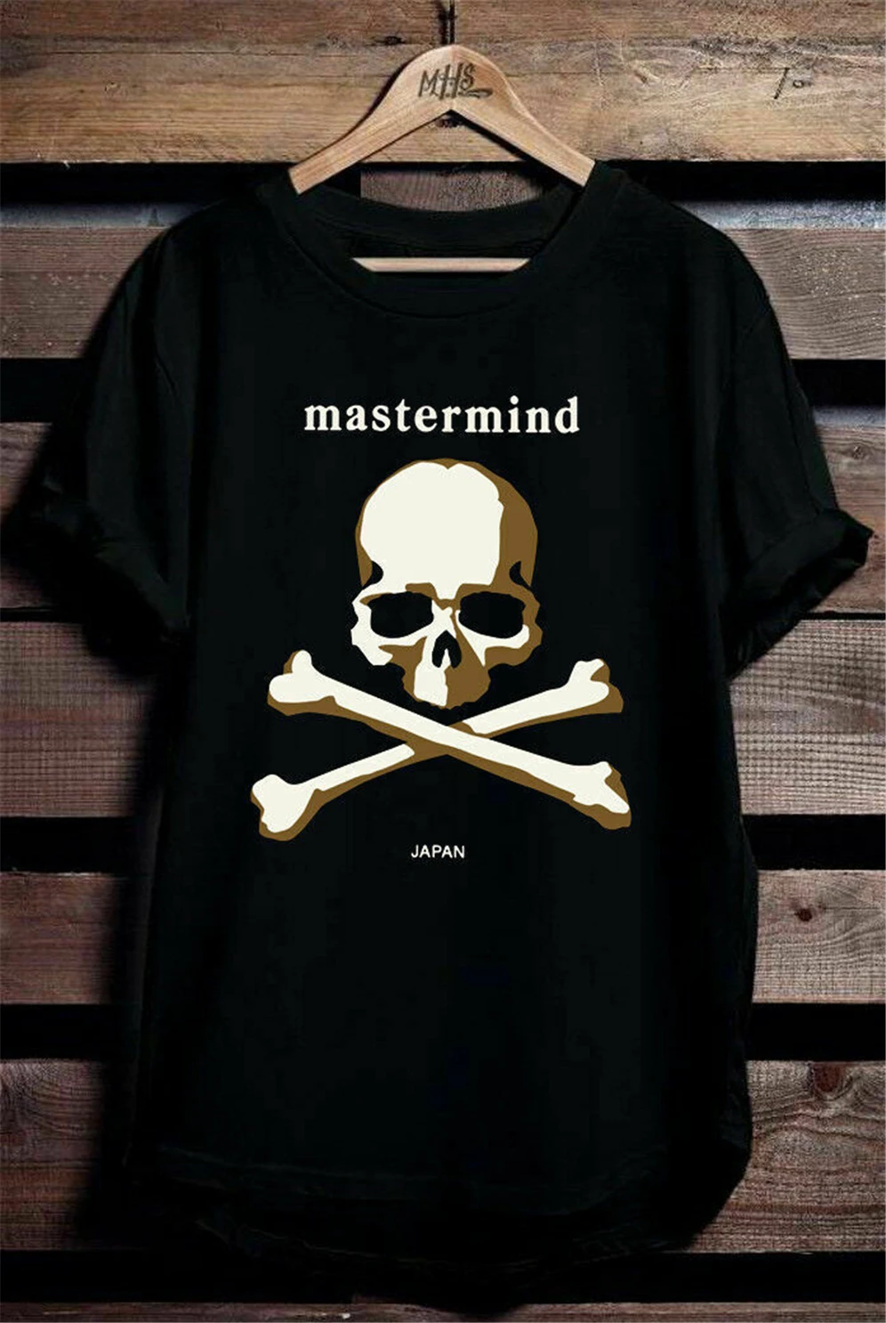Новые мужские футболки с японским логотипом Mastermind черная одежда футболка