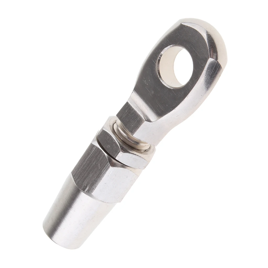 316 Marine Grade Stainless Steel Swageless Eye Terminal For 8mm Wire Rope