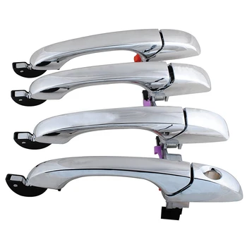 

Door Handle Set Replace for Chrysler 2005-2008 Dodge Magnum 2007 Charger Outside Exterior Outer Chrome Door Handle - 1 Front Lef