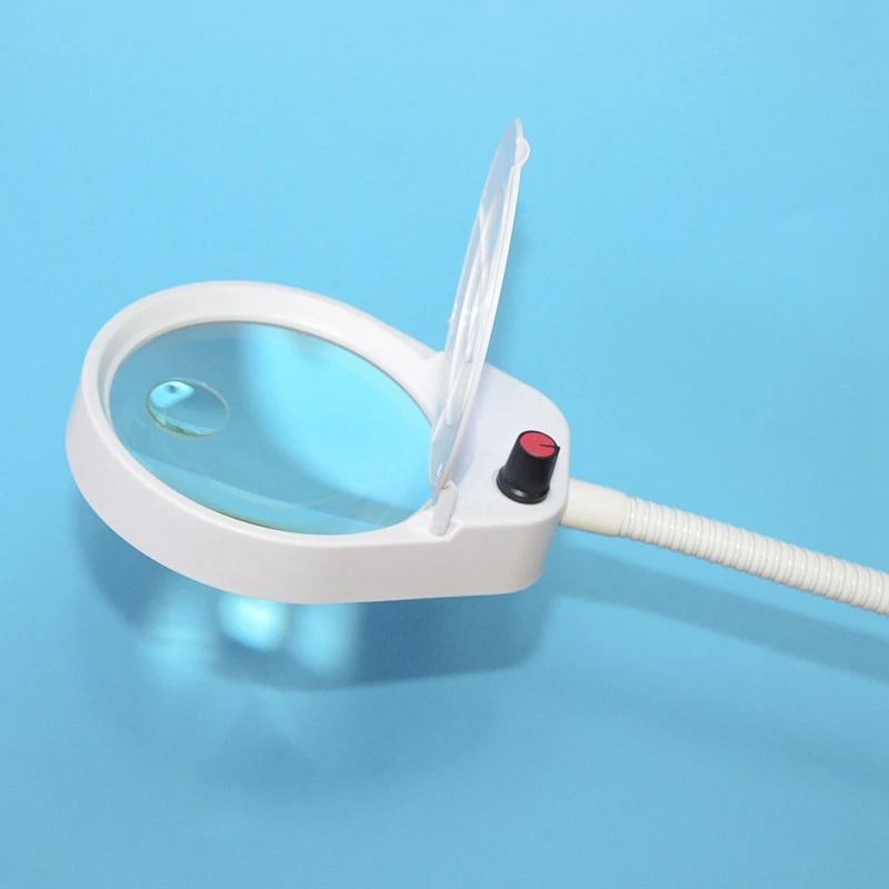  for Reading Repairing Embroidery Magnifier Led 3X/10X Magnifier Table Light Dimmable Brightness Adj