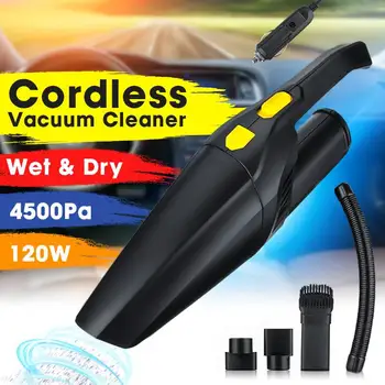 

120W 4500pa Handheld Portable Vacuum Cleaner High Suction For Home Car Vacuum Cleaner Wet And Dry dual-use Auto aspirador