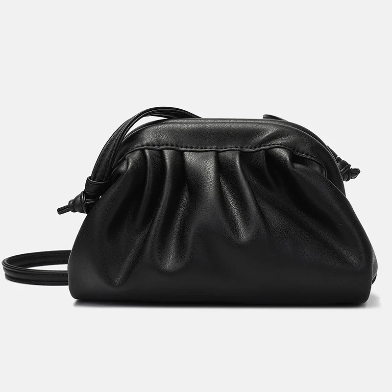 Personality Dumpling Bag Women Shoulder Crossbody Bags New Leather Zipper Totes Large Capacity Ladies Clutch Messenger Bag