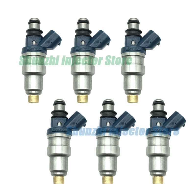 6 шт. Топливные форсунки для Toyota Tacoma 2.4L L4 Hilux RZN148 RZN168 2RZFE OEM: 23250-75040 23209-75040 2325075040 2320975040