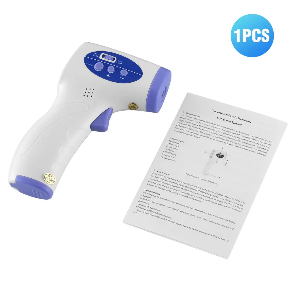 

Digital Infrared Thermometer Non-Contact Forehead Laser Electronic Baby Adult Fever Ear Body Temperature