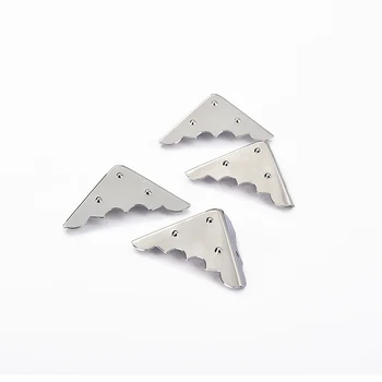 

4 PCS Replacement Metal Guitar Box Corner Protector Guitar Case Corner Decorative Protector Cover Guitar Gig Bag