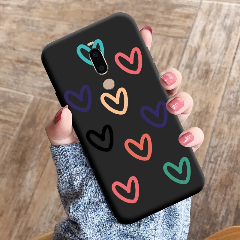 Love Shape TPU Soft Shell For Meizu V8 Prime Case Matte Silicone Fundas For Meizu M8 Case Cute Cartoon Phone Cover For M8 Lite 