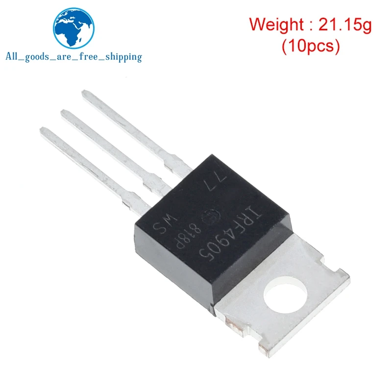 10pcs/lot IRF4905PBF TO220 IRF4905 TO-220 IRF4905P MOSFET New and 10pcs/lot IRF4905PBF TO220 IRF4905 TO-220 IRF4905P MOSFET New and