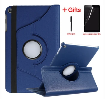 

360 Rotating PU Leather Case for Samsung Galaxy Tab S5E 2019 Cases 10.5'' T720 T725 SM-T720 / T725 Folio Tablet Cover Sand Capa